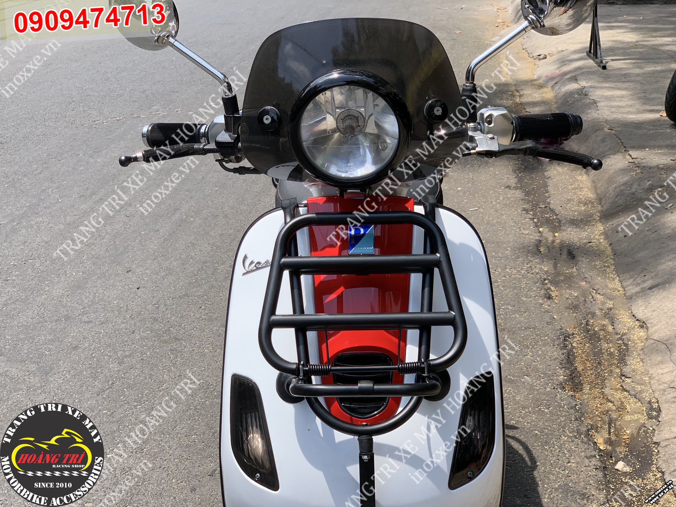 Baga trước Vespa LX, Vespa S sơn tĩnh điện